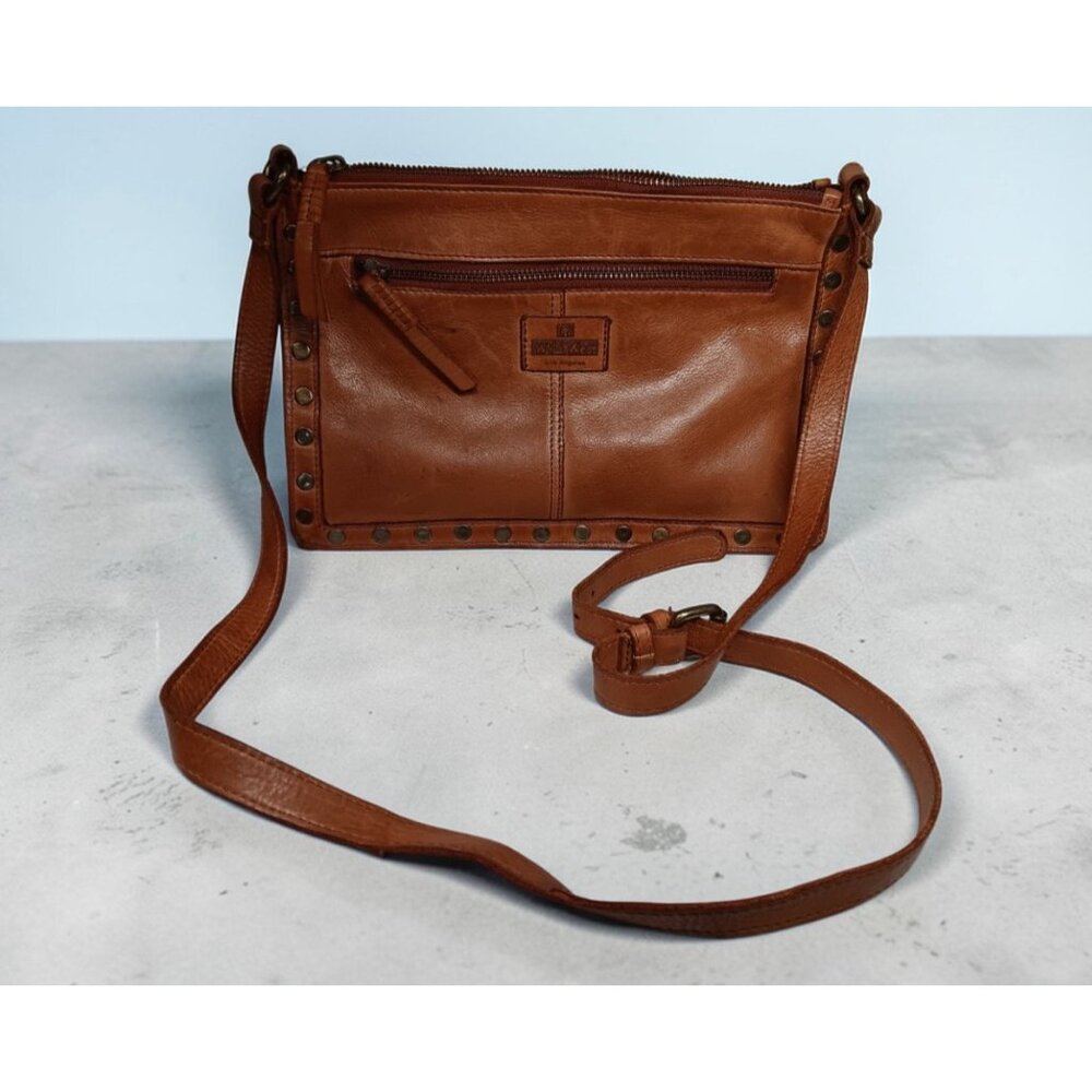 Wild West Los Angeles CROSSBODY Purse Crossbody Leather 11" by 7.5" Boho Hippie